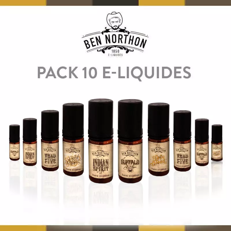 Pack 10 E-liquides Ben Northon P815*