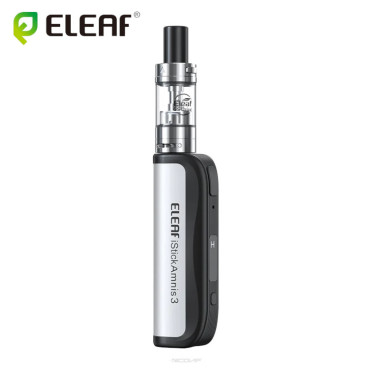Kit iStick Amnis 3 900mAh Eleaf - Silver Kit iStick Amnis 3 900mAh Eleaf - Silver