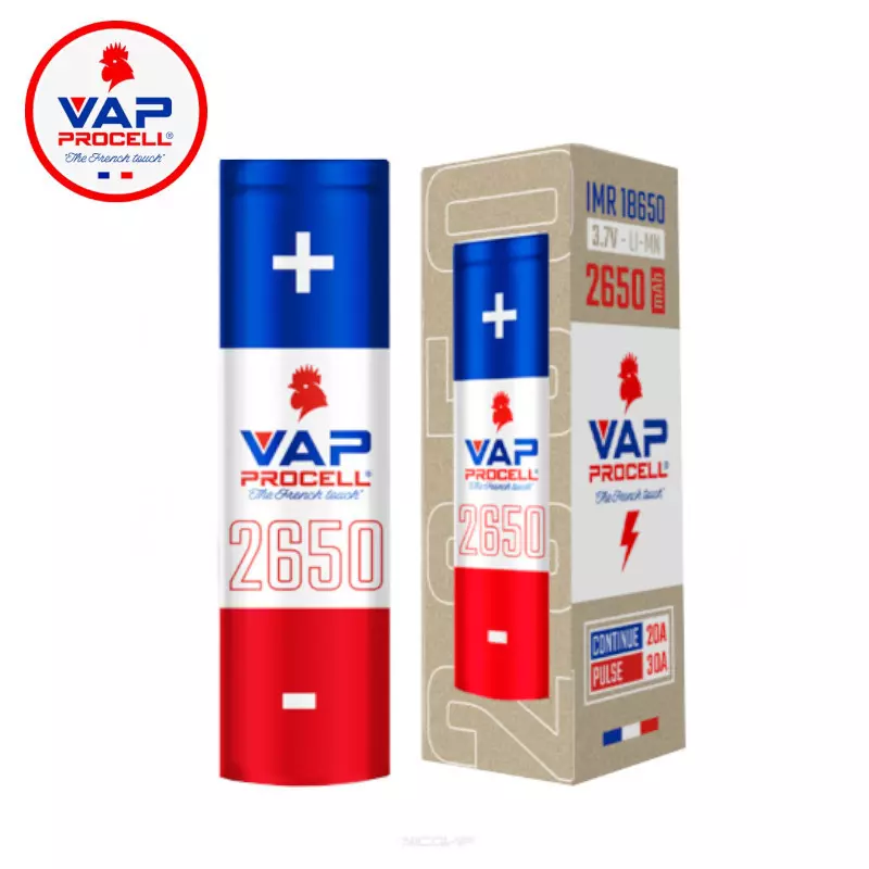 Accu IMR 18650 Power 2650mAh Vap Procell 6072