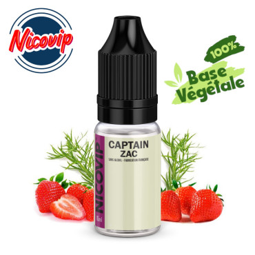 E-liquide Captain Zac Nicovip 10ml E-liquide Captain Zac Nicovip 10ml