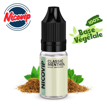 E-liquide Classic Menthol Nicovip 10ml E-liquide Classic Menthol Nicovip 10ml