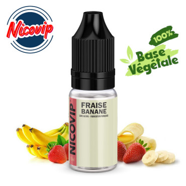 E-liquide Fraise Banane Nicovip 10ml E-liquide Fraise Banane Nicovip 10ml