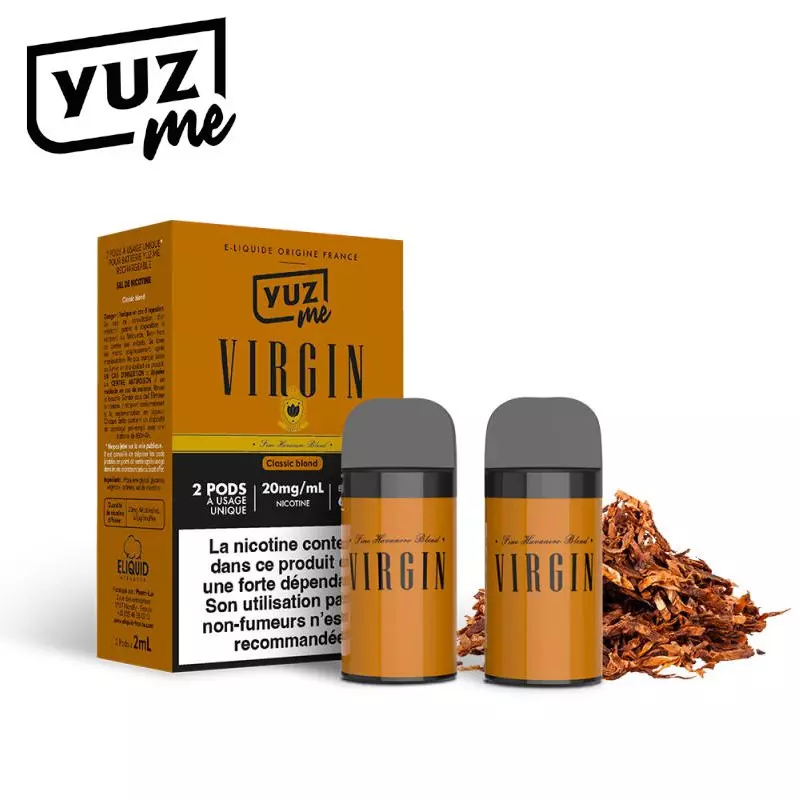 Pack 2 Pods Jetables Virgin Yuz Me 6100