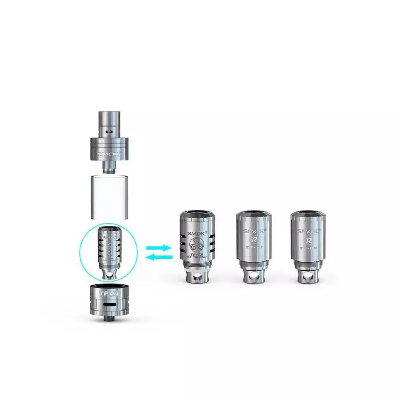 5 Resistances TFV4 Smok view 5