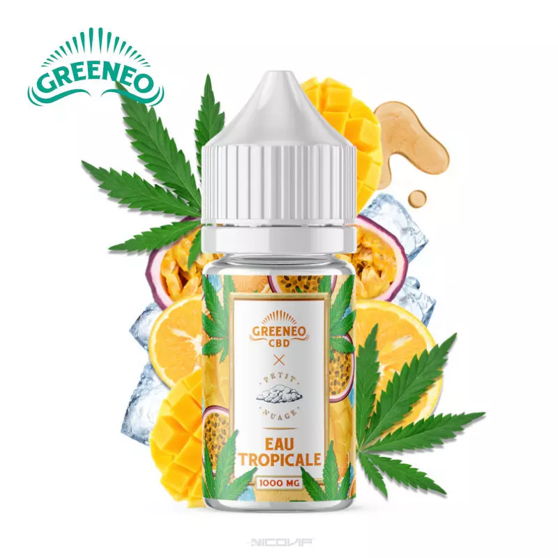Eau Tropicale CBD Greeneo x Petit Nuage 30ml 6241(J 34C)