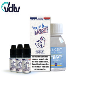 Pack DIY Le Booster Français VDLV 50/50 125ml 6 mg