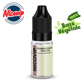 E-liquide Bonbon Fraise Violette Nicovip 10ml - 11 mg
