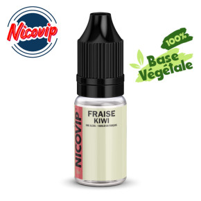 E-liquide Fraise Kiwi Nicovip 10ml - 11 mg