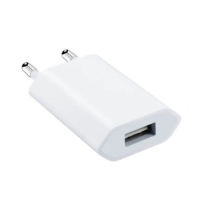 Chargeur adaptateur mural secteur USB - Blanc