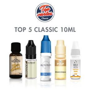 Top 5 E liquides Classic 10ml