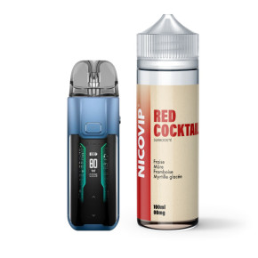 Pack Avancé Luxe XR Max + Red Cocktail Nicovip 100ml - Glacer Blue