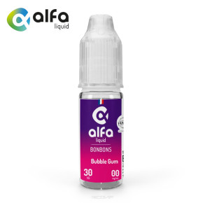 E-liquide Alfaliquid Bubble Gum 10ml nicotine