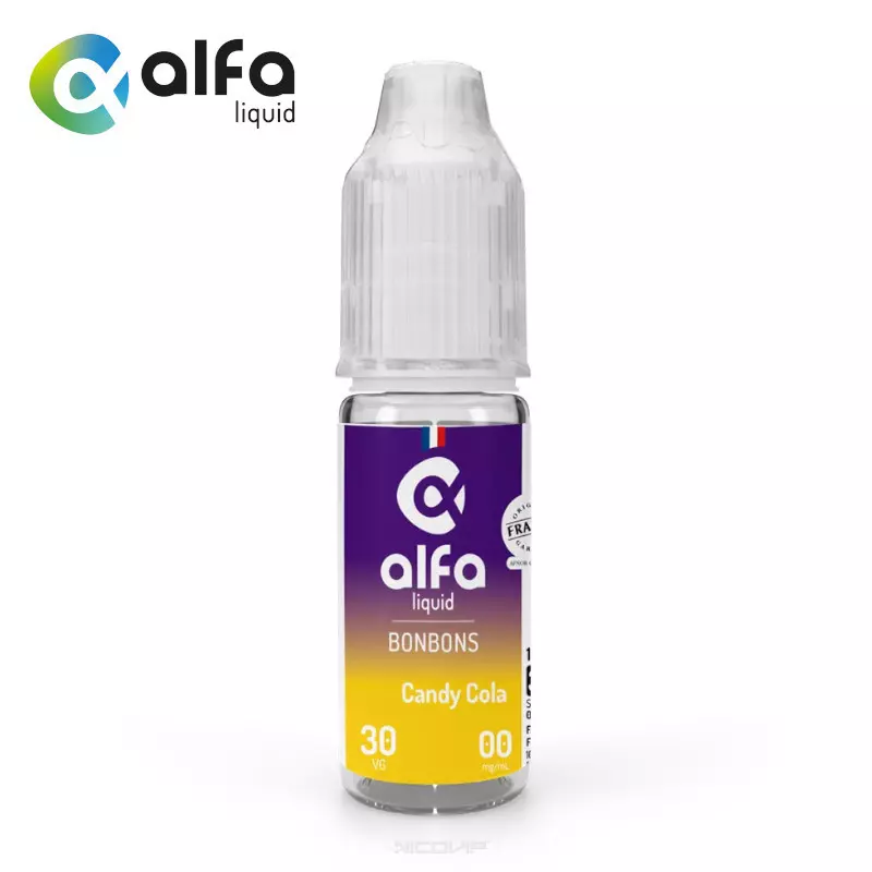 E-liquide Candy Cola Alfaliquid 10ml - 3 mg