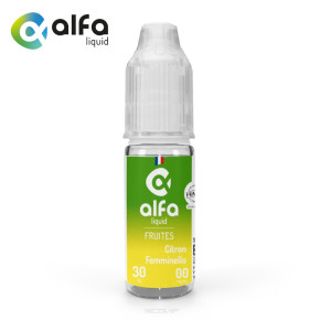 E-liquide Citron Alfaliquid 10ml nicotine