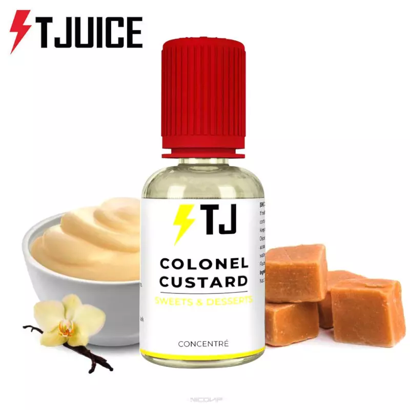 Arôme Colonel Custard T-Juice 30ml 6612 (J 27E)