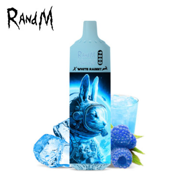 Puff Tornado 9000 Blue Razz Lemonade White Rabbit Randm