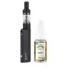 Kit CBD Q16 Pro Justfog + Skuff Greeneo 10ml - Noir