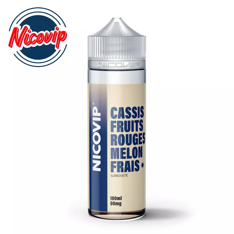 Cassis Fruits Rouges Melon Frais Nicovip 100ml - 6 mg