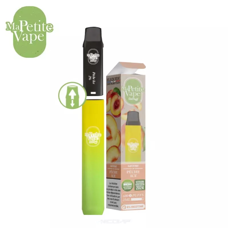 Kit Puff RePuff Pêche Ice Ma Petite Vape 6932