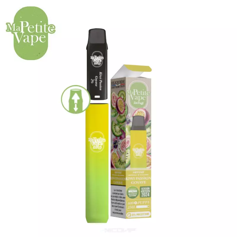 Kit Puff RePuff Kiwi Passion Goyave Ma Petite Vape 6934