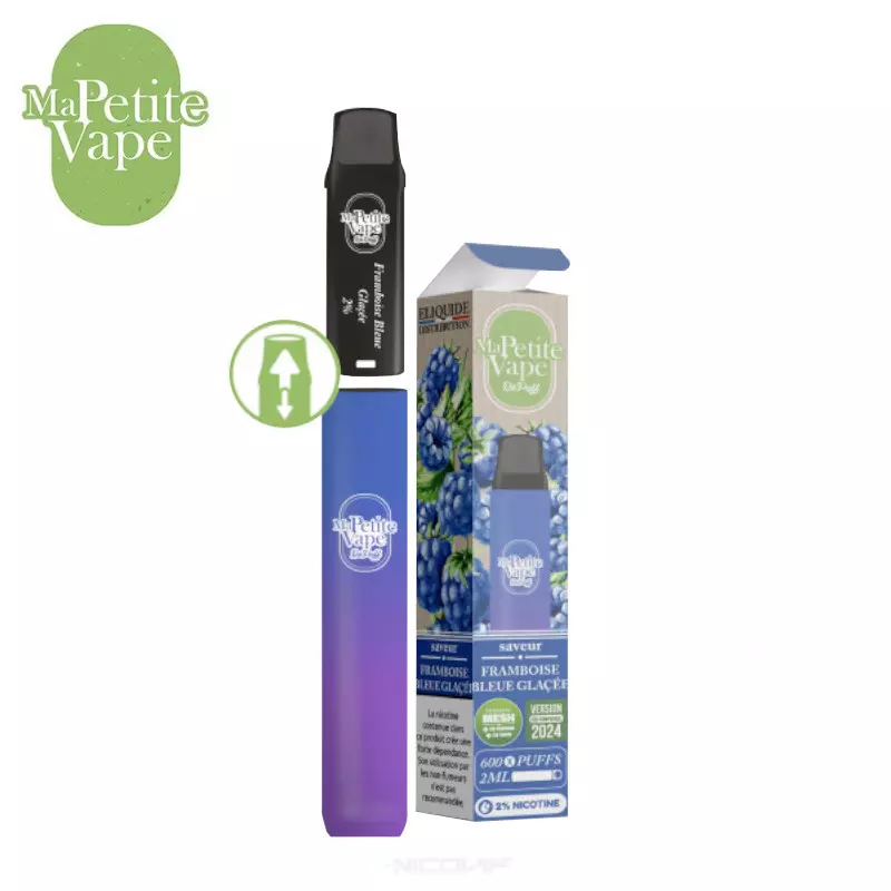 Kit Puff RePuff Framboise Bleue Glacée Ma Petite Vape 6935