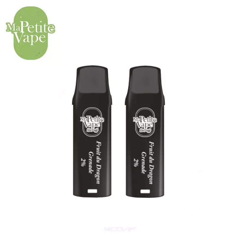2 Recharges Puff Fruit du Dragon Grenade RePuff Ma Petite Vape 6952