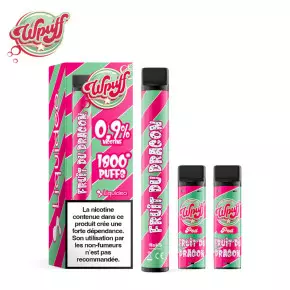 Kit Puff Wpuff 1800 1 Batterie + 3 Pods Fruit Du Dragon Liquideo 6982