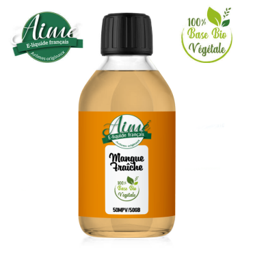 E-liquide Bio Mangue Fraîche Aimé 200ml 7106 E-liquide Bio Mangue Fraîche Aimé 200ml 7106