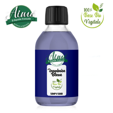 E-liquide Bio Framboise Bleue Aimé 200ml 7104 E-liquide Bio Framboise Bleue Aimé 200ml 7104