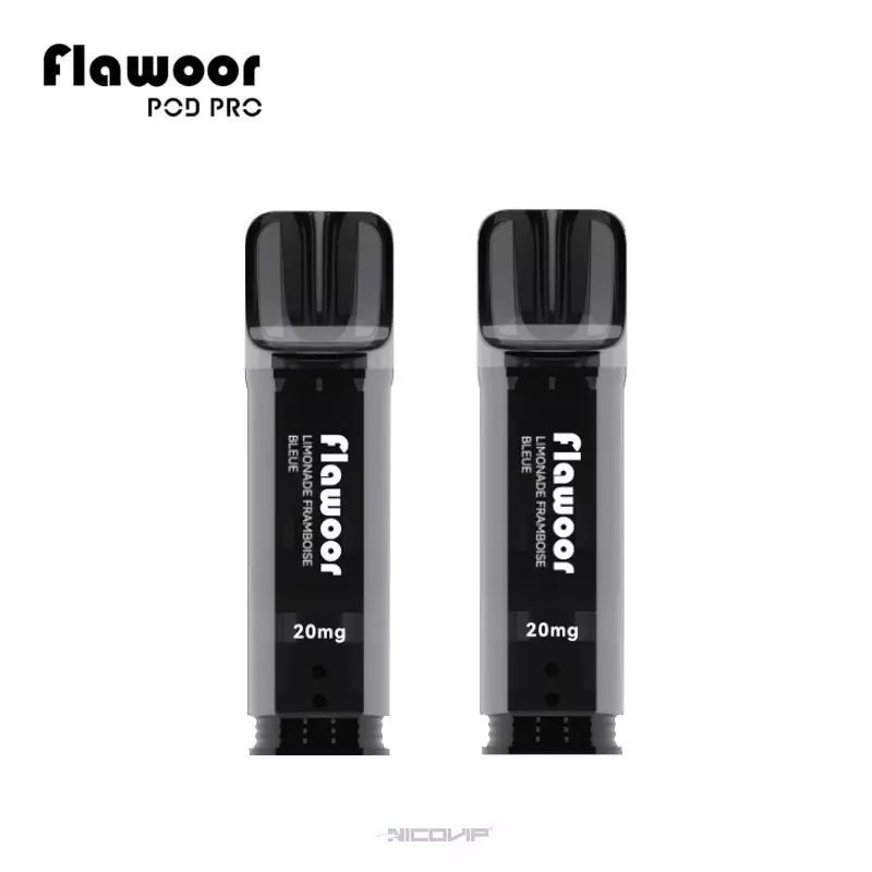2 Recharges Puff Limonade Framboise Bleue Flawoor Pod Pro 7170