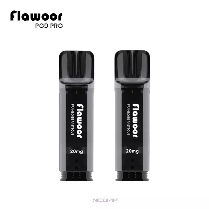2 Recharges Puff Framboise Pastèque Flawoor Pod Pro 7173