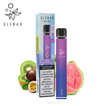 Kit Découverte Elfa Pro Passion Kiwi Goyave Elfbar Kit Découverte Elfa Pro Passion Kiwi Goyave Elfbar