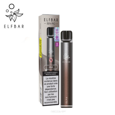 Kit Puff Elfa Pro Cola Elfbar - 10 mg Kit Puff Elfa Pro Cola Elfbar - 10 mg
