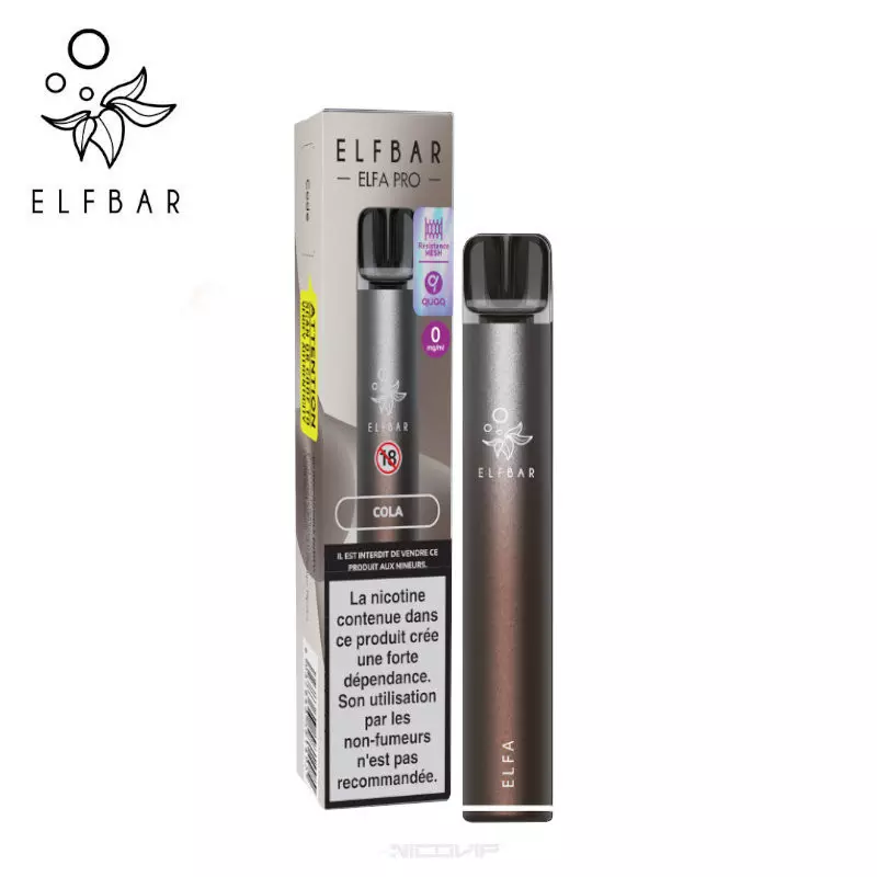 Kit Puff Elfa Pro Cola Elfbar - 20 mg