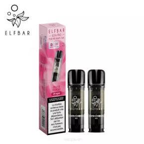 2 Recharges Puff Fraise Glacée Elfa pro Elfbar - 10 mg