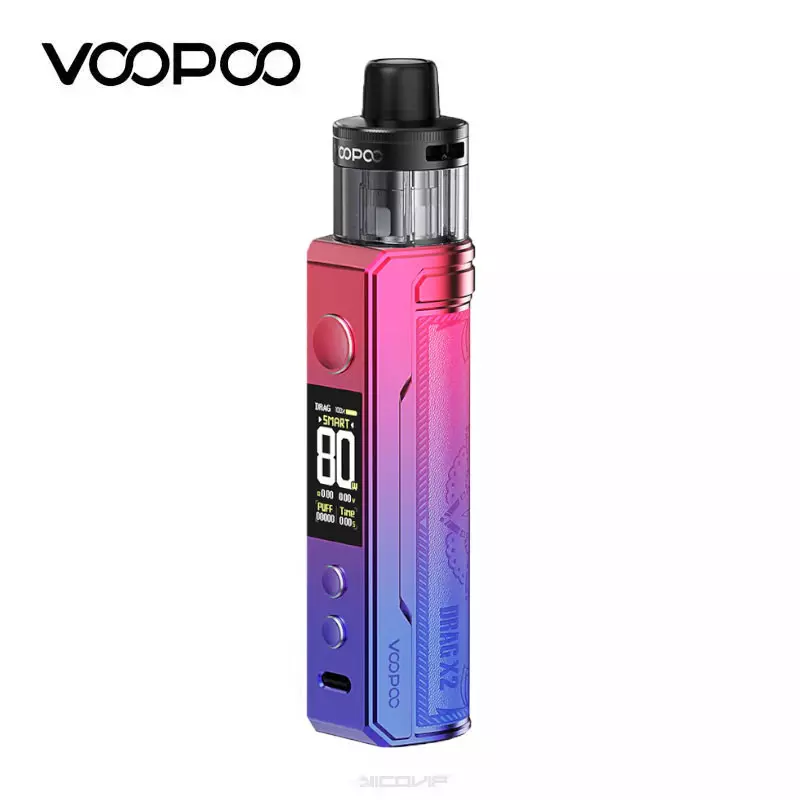 Kit Drag X2 80W Voopoo - Modern Red