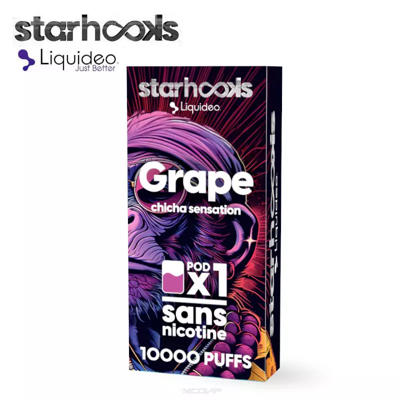 Cartouche Pod Grape Starhooks Liquideo 10ml 7332