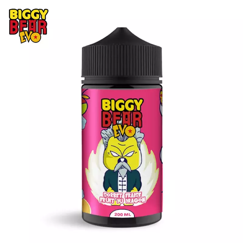 Sorbet Fraise Fruit du Dragon Biggy Bear EVO 200ml 7373