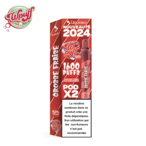 2 Recharges Grosse Fraise Wpuff 2.0 Liquideo 7491