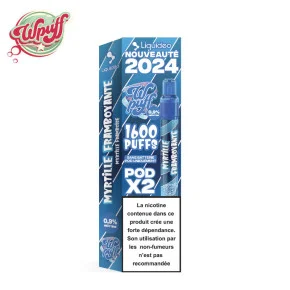 2 Recharges Myrtille Framboyante Wpuff 2.0 Liquideo 7494
