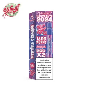 2 Recharges Myrtille Grenade Wpuff 2.0 Liquideo 7495