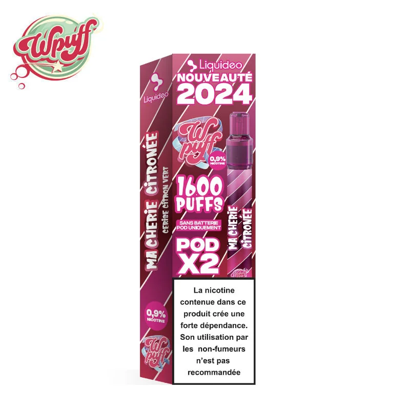 2 Recharges Ma Chérie Citronnée Wpuff 2.0 Liquideo 7512
