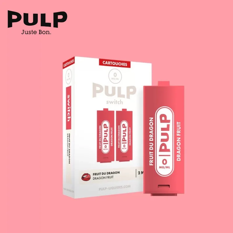 2 Recharges Puff Fruit du Dragon Le Pod Switch Pulp 7539