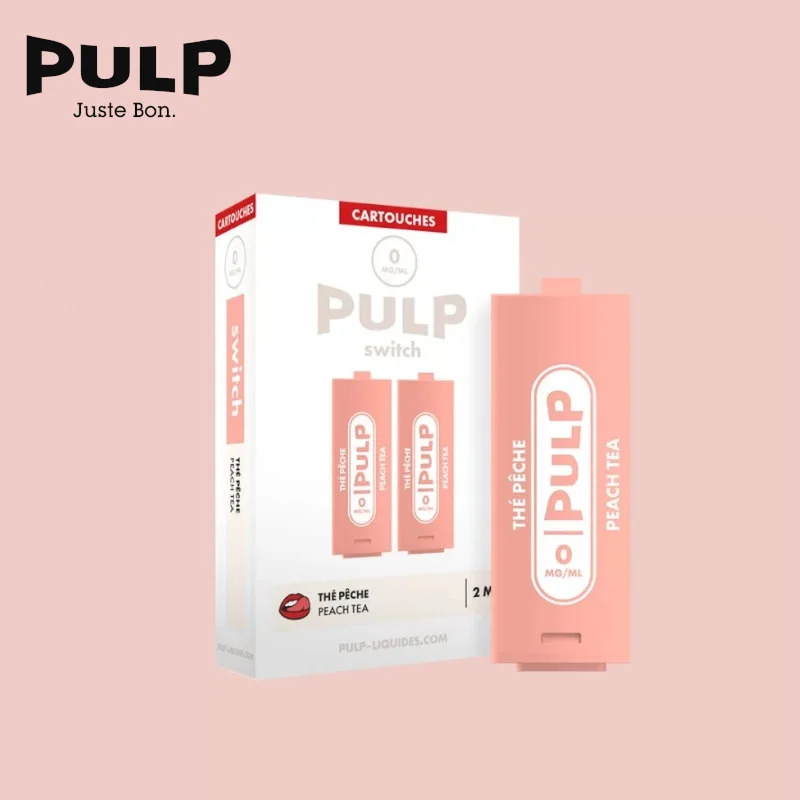 2 Recharges Puff Thé Pêche Le Pod Switch Pulp 7549