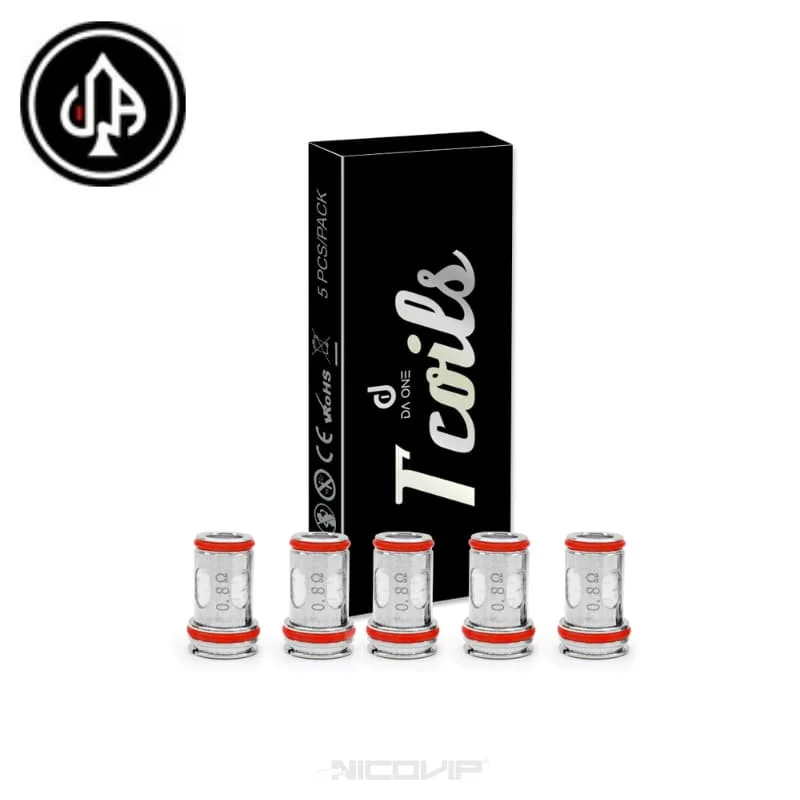 Pack de 5 résistances T Coil 0,8ohm DA One 7586 (V 15B)