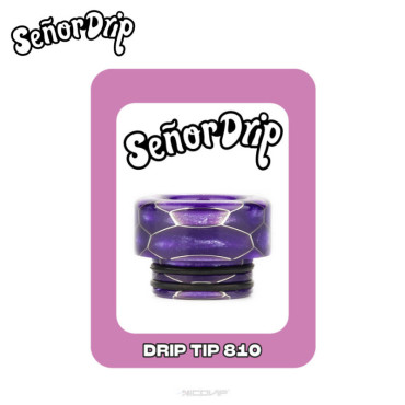 Drip Tip 810 Snake Señor Drip Tip - Violet Drip Tip 810 Snake Señor Drip Tip - Violet