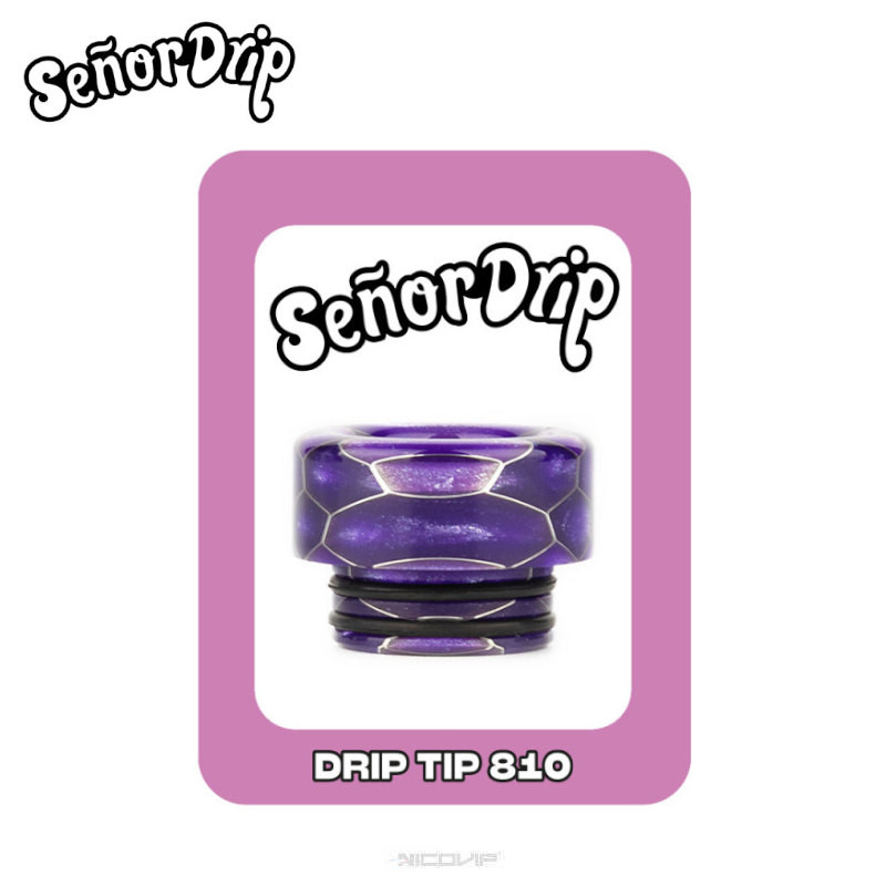 Drip Tip 810 Snake Señor Drip Tip - Violet