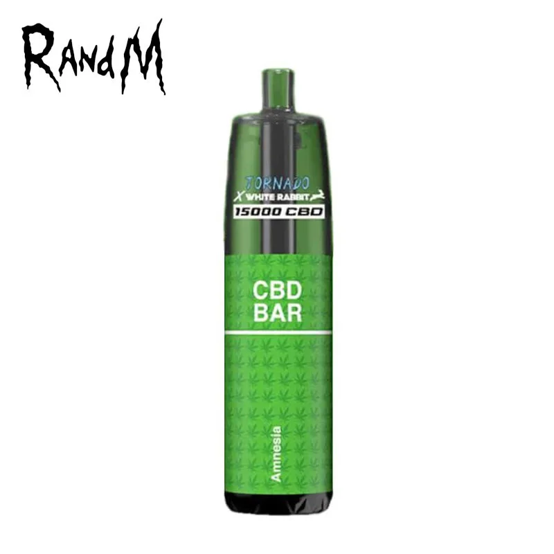 Kit Puff Tornado 15000 CBD Amnesia White Rabbit Randm 7606