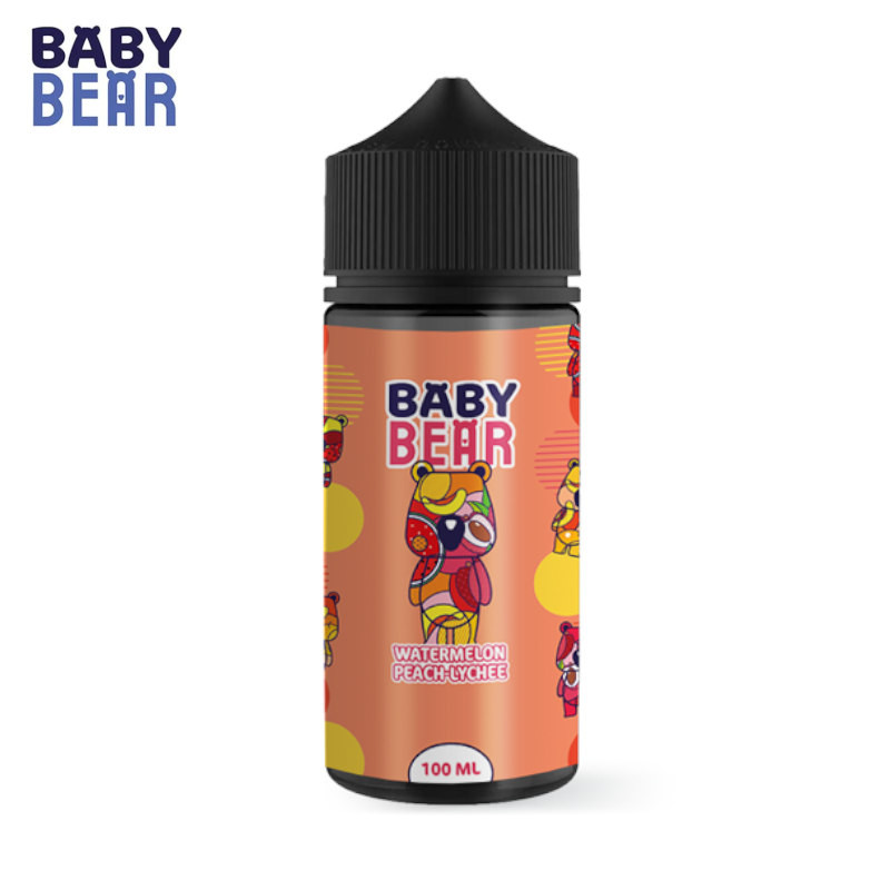 Watermelon Peach Lychee Baby Bear 100ml - 6 mg
