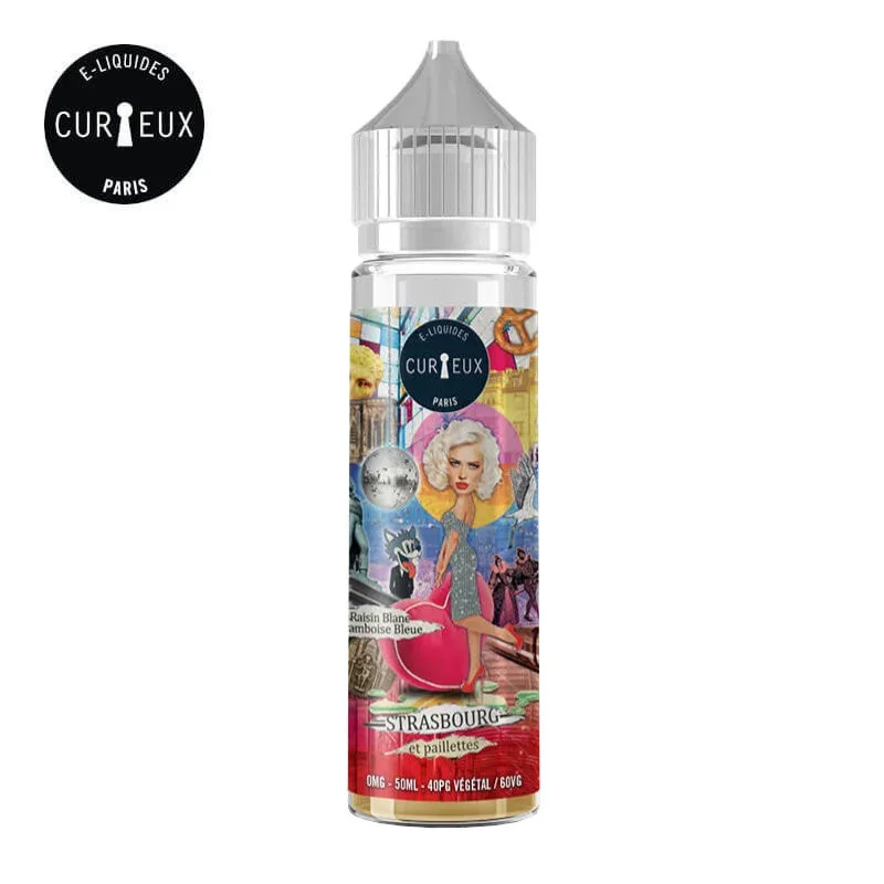 Strasbourg et Paillettes Hexagone Curieux 50ml - 6 mg